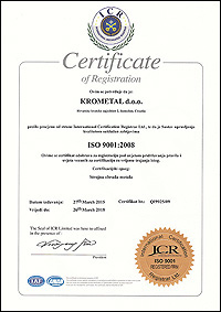 certifikat mali 2 HR